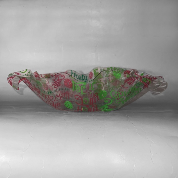 Pier1 Set of 2 Curved Christmas Bowls - Picture 2 of 4